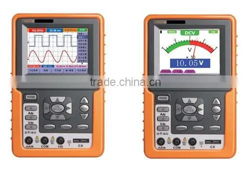 3.8"TFT handheld digital storage pc oscilloscope(20MHz) HDS1021M