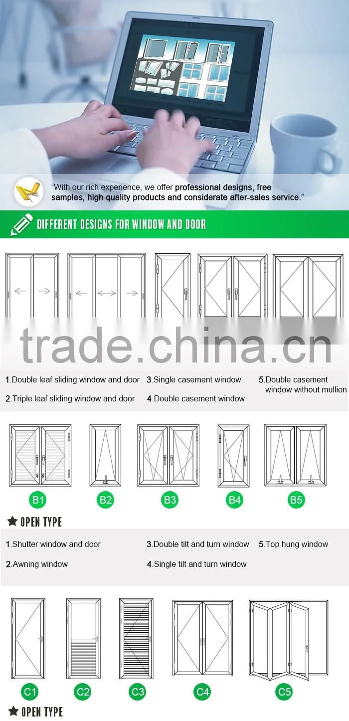 Wholesale Alibaba China White PVC Casement Window