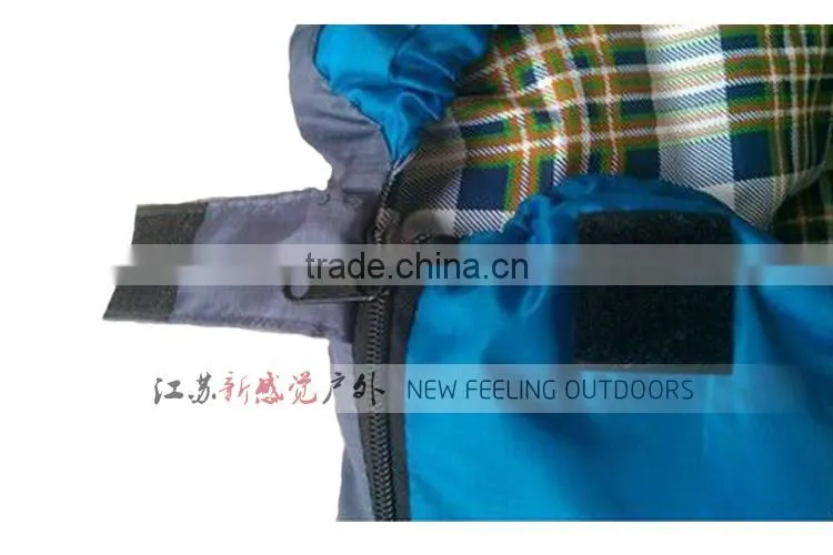 Rectangular Shape Flannel Nylon Camping Sleeping Bags