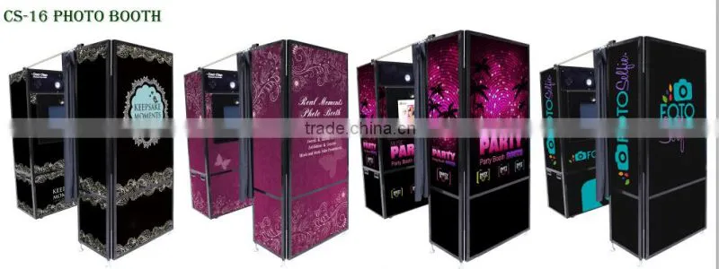 2016 Portable Photo Booth Green Screen 3D Magic