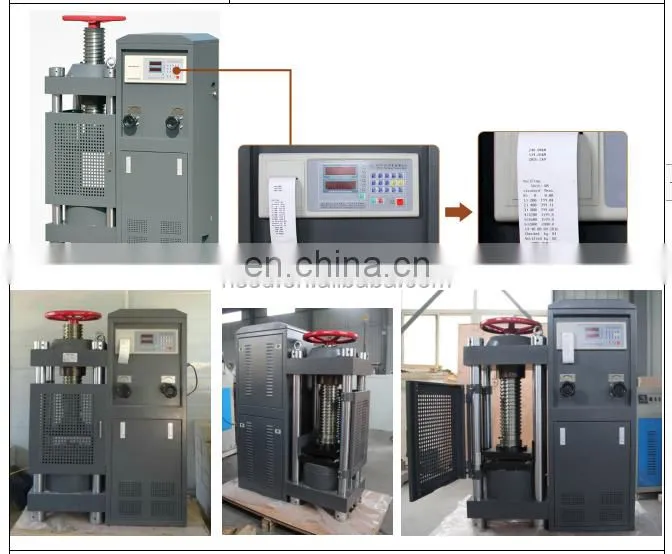 YES-3000 300TON Concrete Cube compressive strength machine 3000 kn