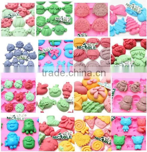 F0536 Nicole Hallowmas Pumpkin Silicone Molds For Cake Decorating Tool