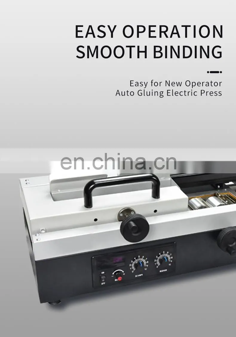 SBM-50S wire binding machine 200 books/hour 2022 binding still machine with glue on the side