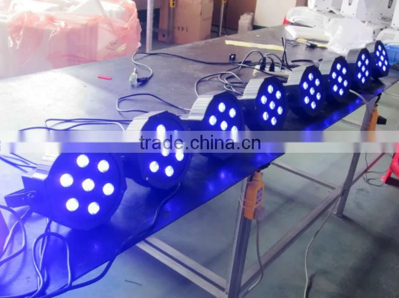 7pcs 10W RGBW 4 in 1 Led Par Light Led Par64 DJ Lighting