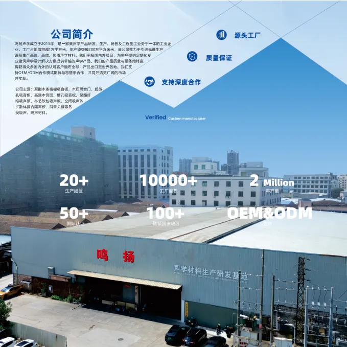Foshan Mingyang Acoustic Materials Co., Ltd. company overview - view 1