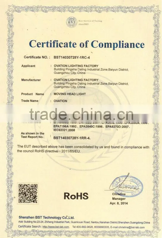 Led moving head spider light RGBW narrow beam smooth linear dimming
