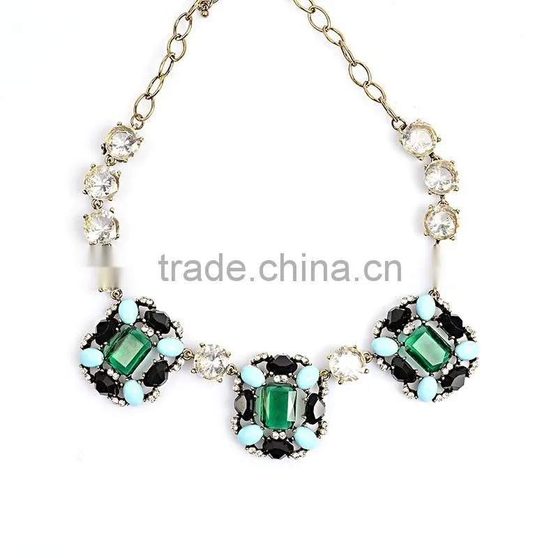Kundan Jewellery Statement Necklace Jewelry Semi Precious Stone Necklace