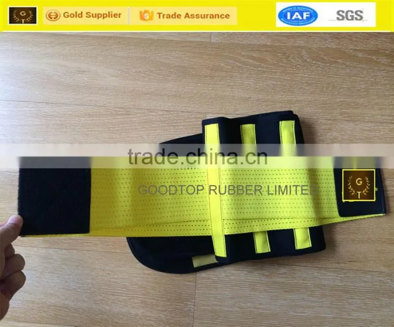Adjustable lower waist trimmer back lumbar support belt OEM