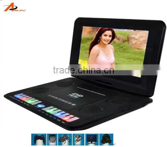 portable cd dvd evd player with 2 speaker full hd rmvb 3d portable evd player