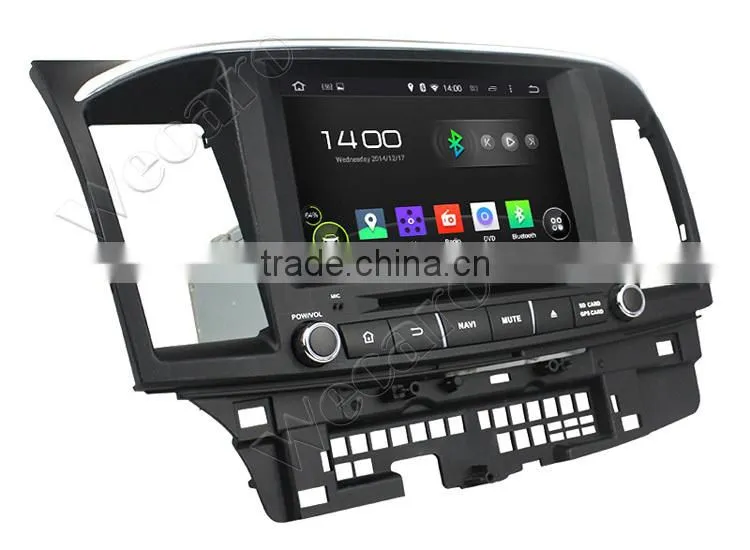 Wecaro 8" Android 4.4.4 car stereo 1024 * 600 for mitsubishi lancer car dvd player WIFI 3G 16GB Flash 2014 2015