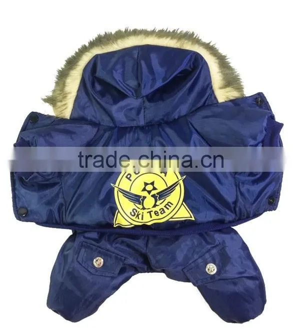 Fit for Winter Stylish the Arctic Ocean Blue Dog Skiwear Pet Apparels