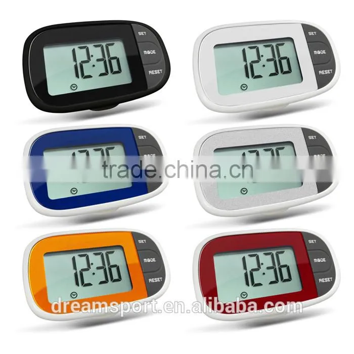 OEM Digital manual use pedometerr with step counter