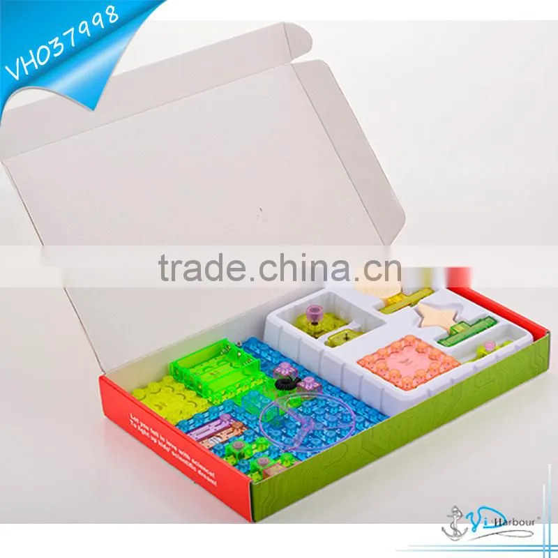 New Educational Plastic Circuit Building Blocks Toys