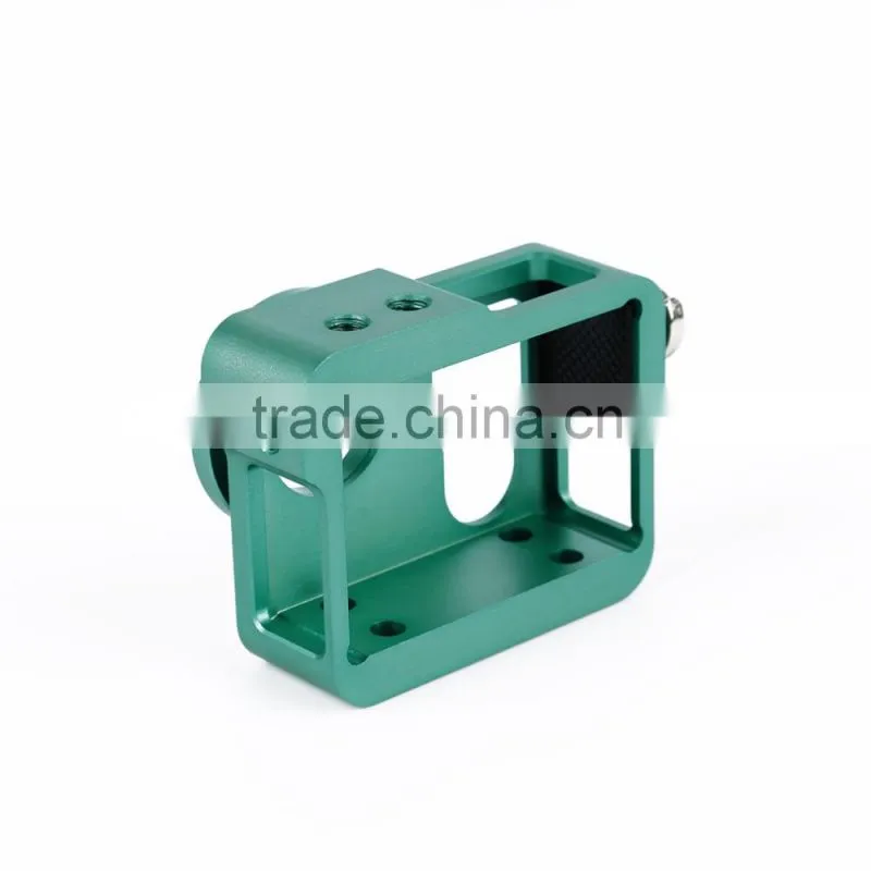 Green Metal CNC Aluminium Protective Case Shell for Hero4 HERO3+