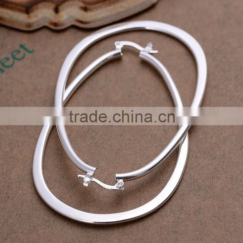 Lekani SGS Certified silver plated bulk hoop earrings