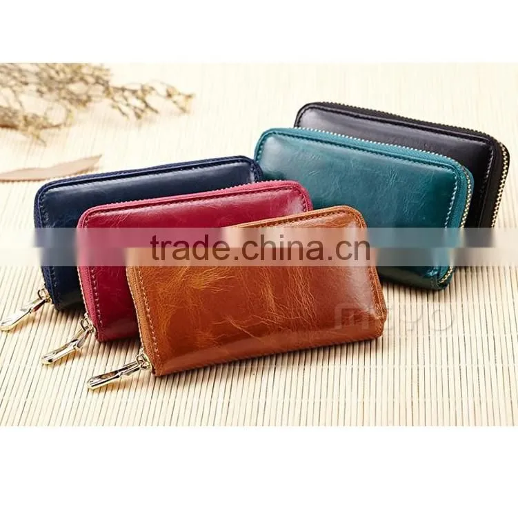 Multifunction men and women zipper key wallet for promotion