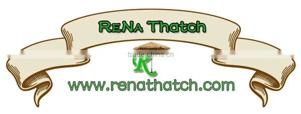 Fire retardant artificial thatch roof, gazebo