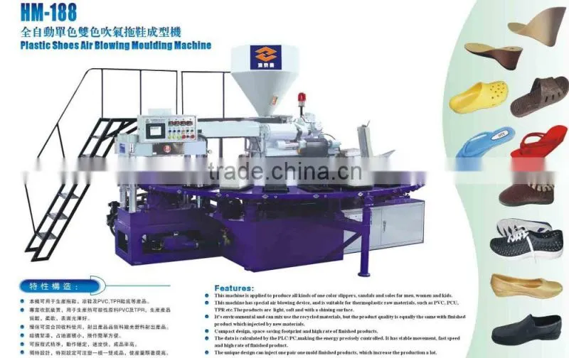 plastic shoes injection machines