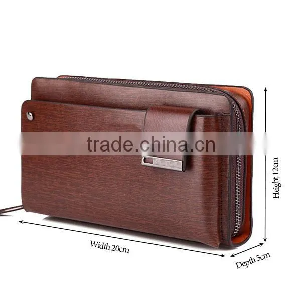 leather organizer fancy brand clutch wholesale wine purse