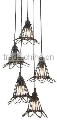 2016 Best Sellers LOFT Cage Filament Pendant Vintage Industrial Indoor Pendant Light