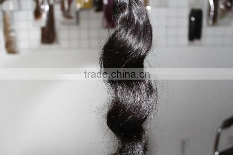 Unprocessed Raw Virgin hair weaving machine hair weft brazilian Virgin Hair weave