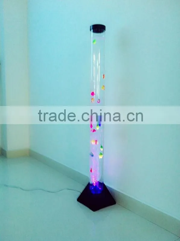 pillars blister light with platic fish