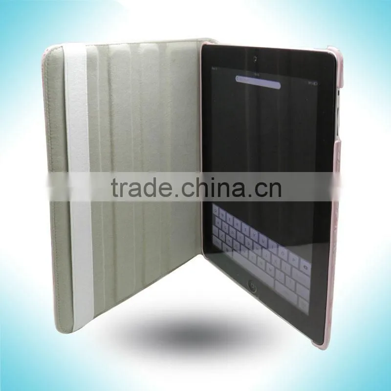Newest Rotary Leather case, Folio PU Leather case, Universal folio cover leather case