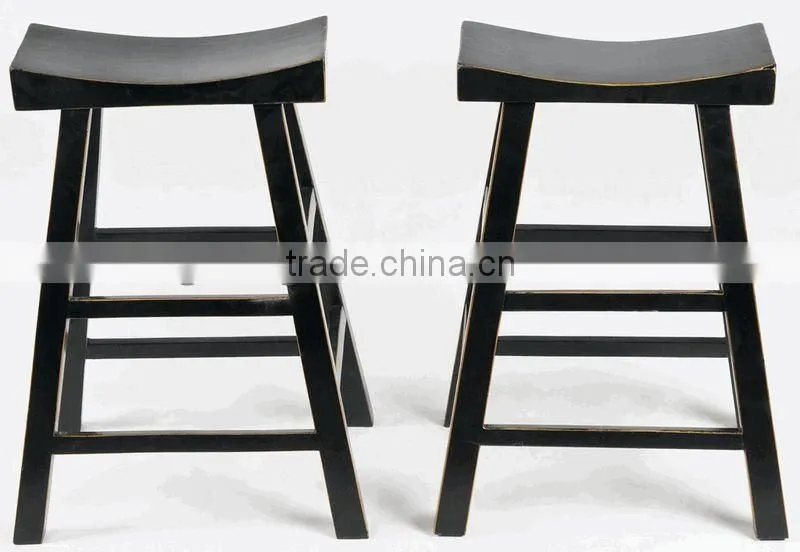 Chinese antique wooden bar stool