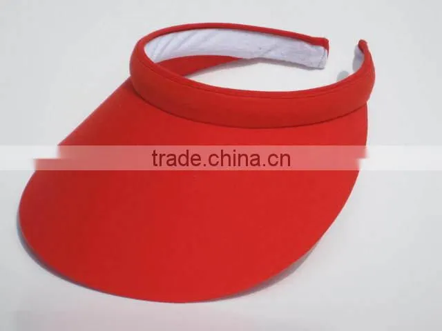 cotton sun visor cap