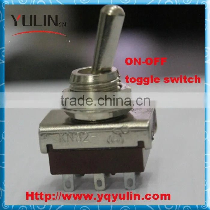 Best Quality 6Pins Solder Terminal 15Amp 250Vac ON-OFF Waterproof Toggle Switch