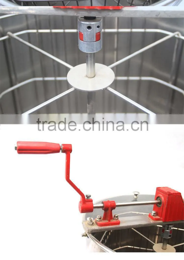 4 Frame Manual Honey Extractor Stainless Steel Honey Extractor for apiculture