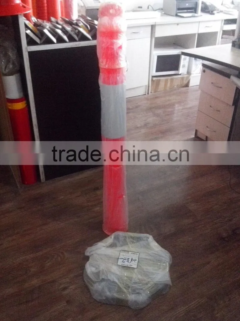 Highway reflective guide post Flexible Spring post road delineators