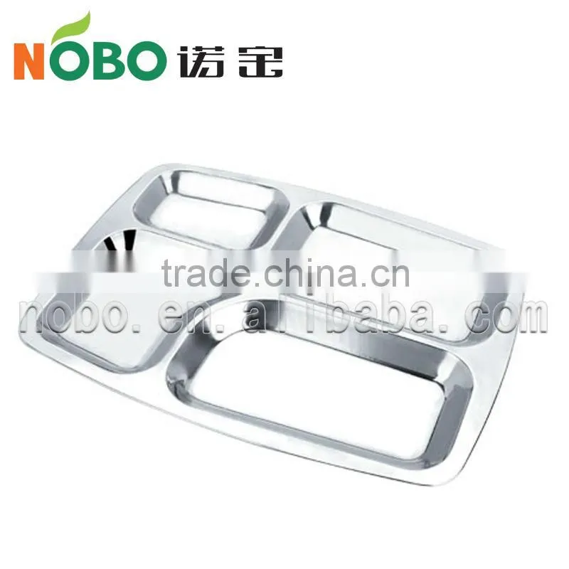 stainless steel lunch tray