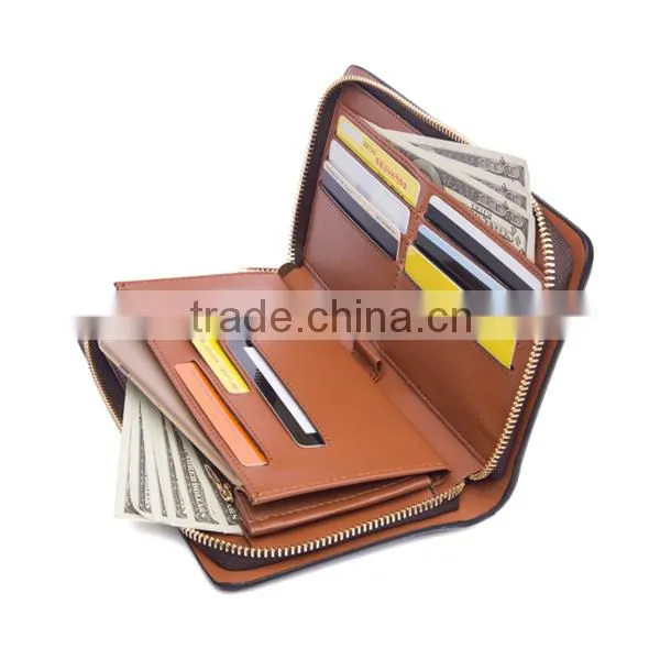 Leather men clutch bag custom wallet China