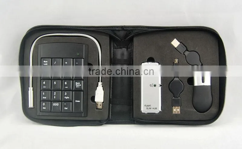 Portable USB travel kit set USB notebook travel kit USB gift