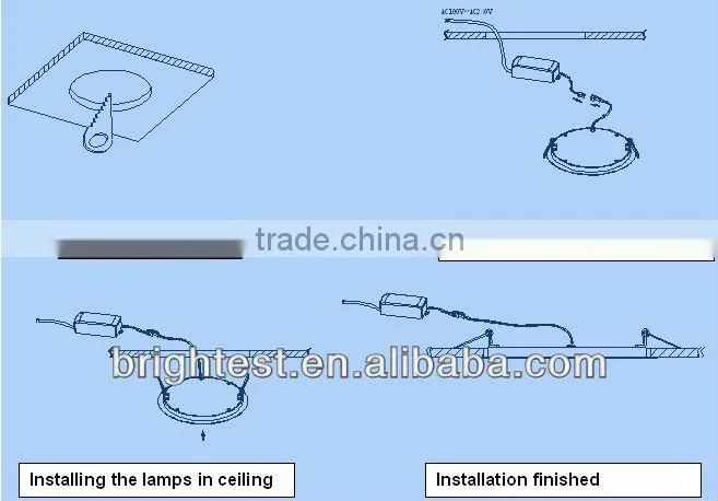 12W led panel light,round led panel light, 4 inch led round panel