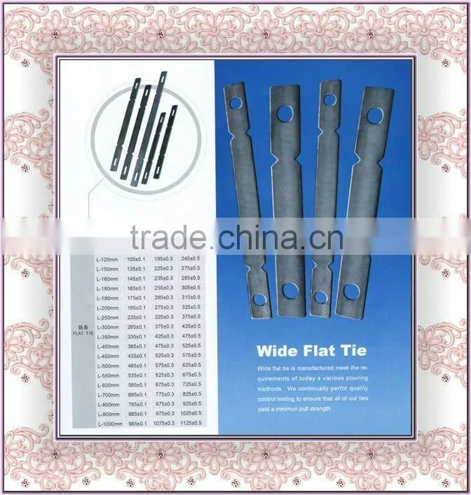 flat tie/wall tie