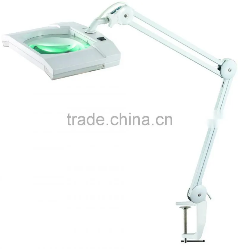 led magnifying lamp/magnifying lamp 5x/desktop magnifier lamp