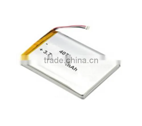 3.7v 650mah li-polymer battery /li polymer battery 4070100