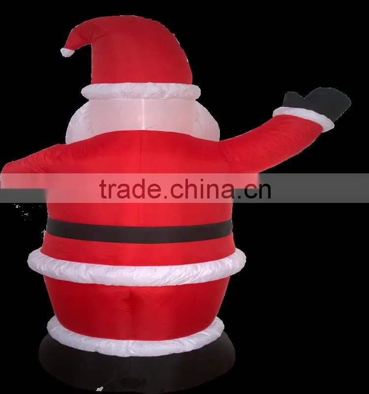 DJ-XT-04 christmas inflatable classic wholesale santa yard light decoration