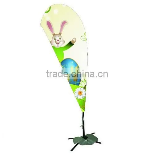EZ new style economic beach flag with varieties base