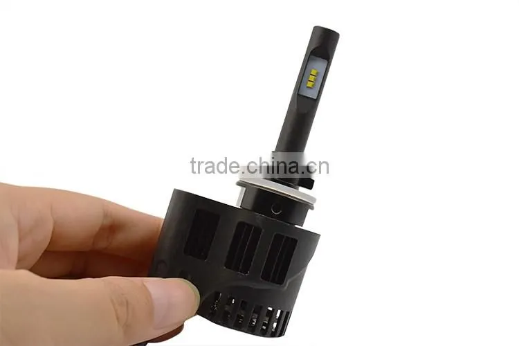 Super bright Mini size P6 Led car Headlight Bulbs 12v 6400LM H1 H3 H4 H7 H8 H11 H16 9006 9005 9007 9004 base available