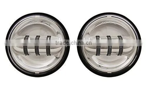 Black Twin Headlight Dual Lamp For Harley Davidson Road Glide Custom Fits Harley Road Glide