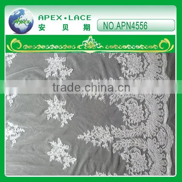 Fancy Embroidery lace fabric lace for wedding dress