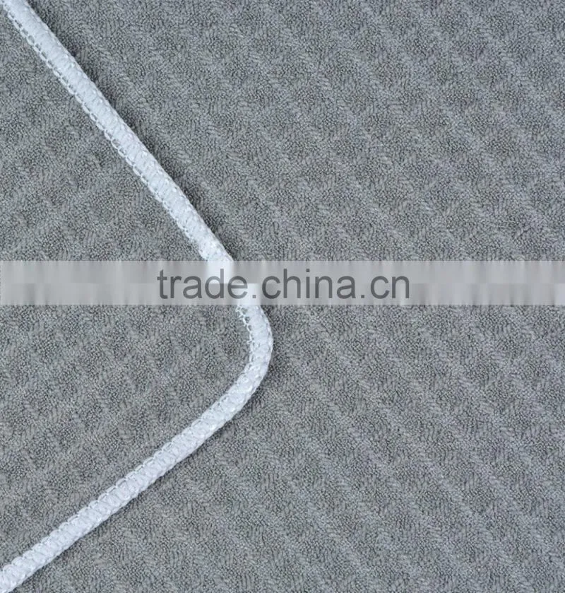 Sinland Microfiber Waffle Weave Kitchen Towels Dish Cloth 16inch X 24inch Grey