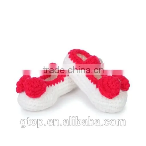 Wholesale Baby Handmade Crochet Shoes Supplier for 1-10 months old S-0010