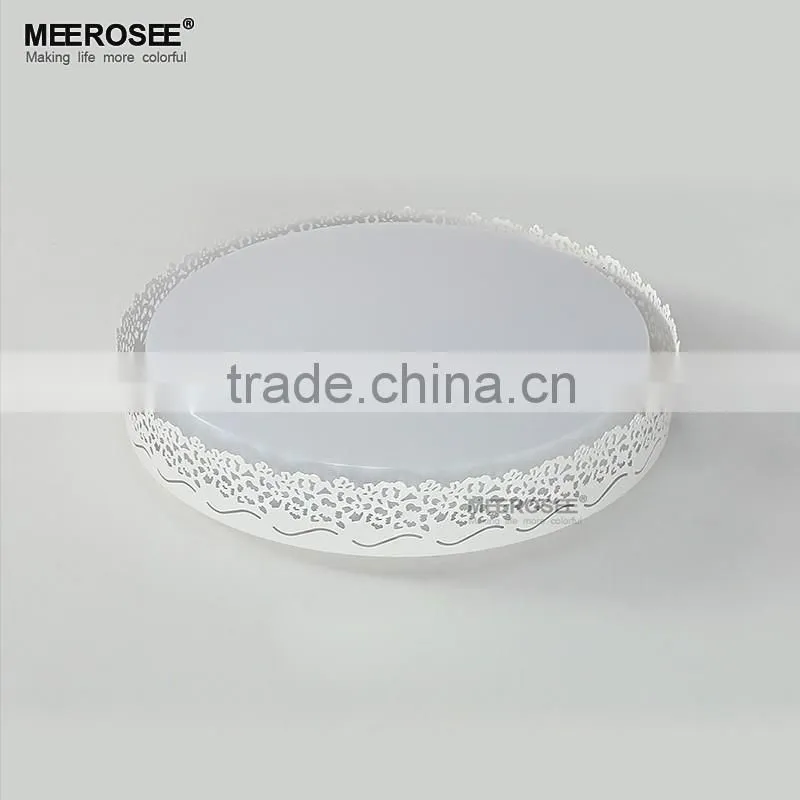 Round Plastic Ceiling Lights Cover LED Flush Mount Cieling Light Fitting MD83061