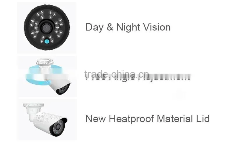 4Ch Out door Bullet Camera kit AHD-M Camer Kit 960P 1.3megapixel CMOS 4Channel AHD Kit