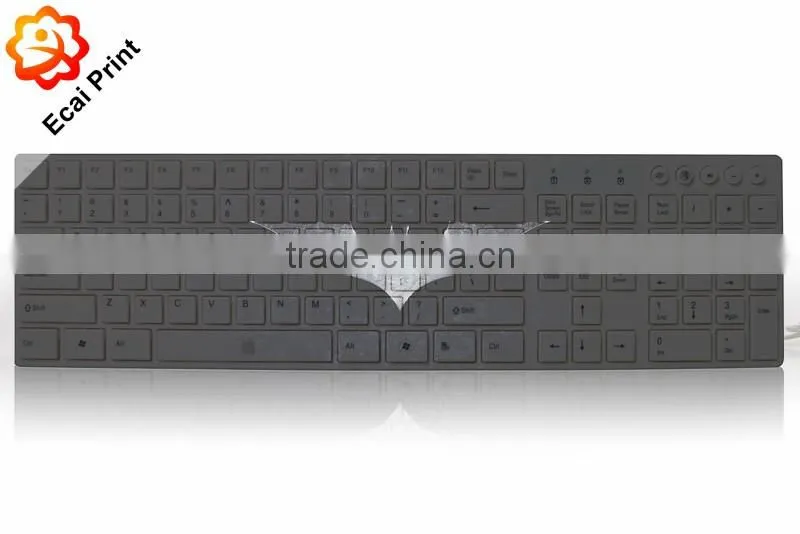 new model special heat transfer printed digital printing usb keyboard