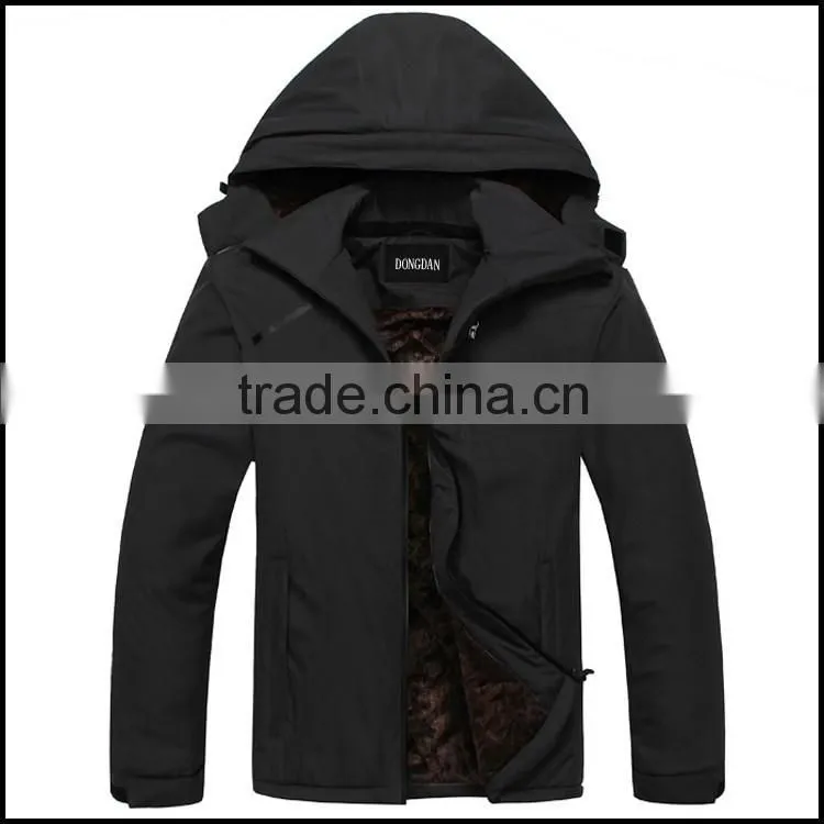Top quality OEM Outdoor Fleece Lined Polyester Men Sports Jacket